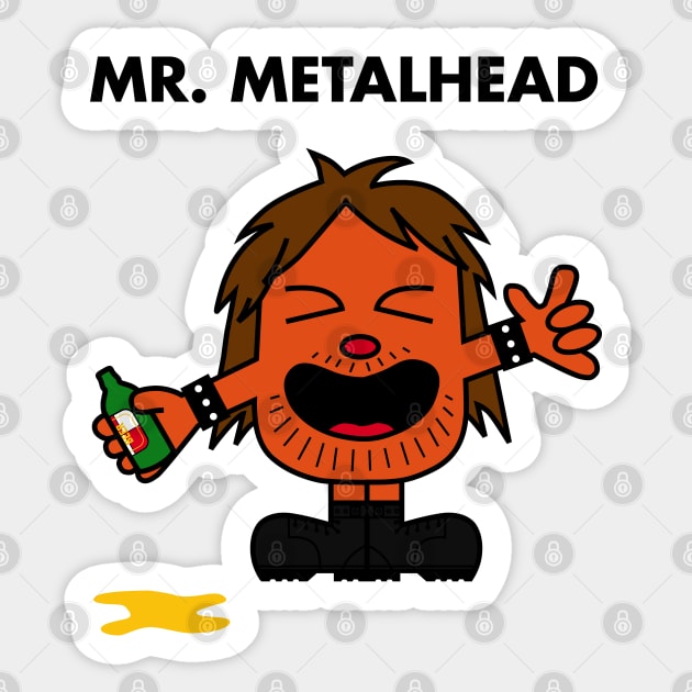 Mr. Metalhead Sticker by Savousepate